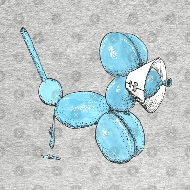 Popped Balloon Dog by Créa'RiBo